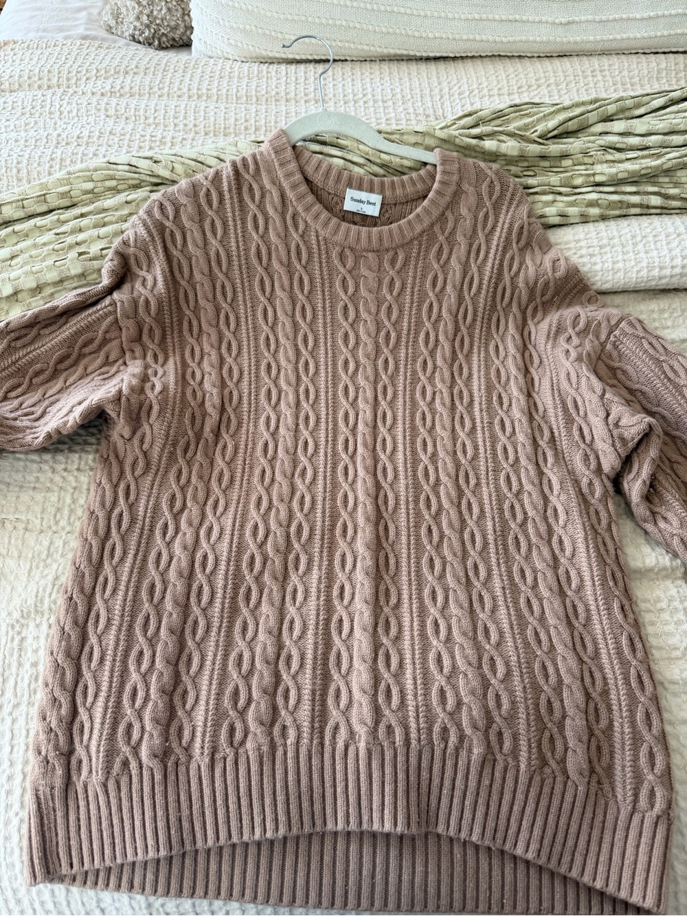 Aritzia Sunday Best Peggy Sweater in Camel